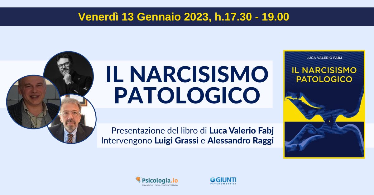 Presentazione del libro "Il narcisismo patologico" di Luca Valerio Fabj